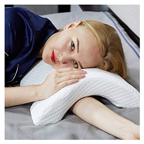 Memory Foam Pillow with Arm Hole,Anti-Hand Numb Desk Nap Sleeping Pillow Multifunction Health Neck Couple Pillow 2019 Patent,1Pack