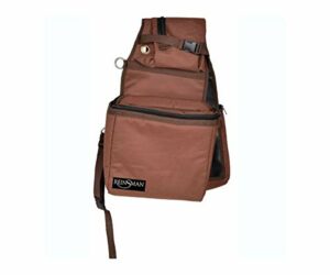 Reinsman Insulated Leakproof Cooler Saddle Bag with Additional Cantle Bag and Straps, Brown