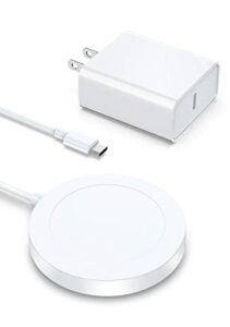 Magnetic Wireless Charger - Magnet Charging Pad Compatible with iPhone 14/14 pro/14 plus/14 pro max/ 13/13 pro/13 pro max/12 pro max - Mag-Safe Charger for AirPods 3/2/Pro with USB-C 20W PD