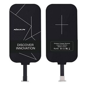 Q1T5 Wireless Charger Qi Receiver for iPhone 7 Plus/iPhone 6 Plus/iPhone 6S Plus Wireless Charger, Ultra Thin Universal Charger for Qi Charging Pad(Long Version)