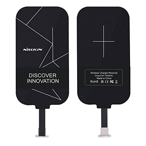 Q1T5 Wireless Charger Qi Receiver for iPhone 7 Plus/iPhone 6 Plus/iPhone 6S Plus Wireless Charger, Ultra Thin Universal Charger for Qi Charging Pad(Long Version)